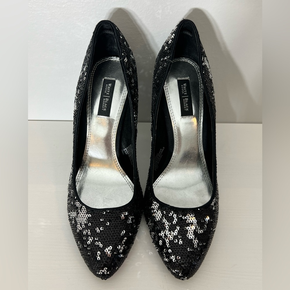 Whbm Sequin Heel With Matching Clutch Available - image 2